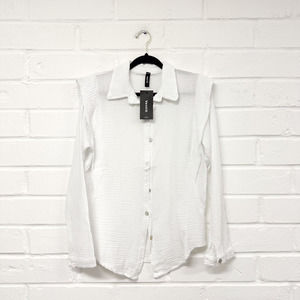 102 - Venti6 Gauze Cotton Button Down